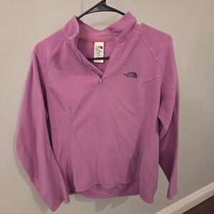 The North Face Pink Quarter-Zip Fleece